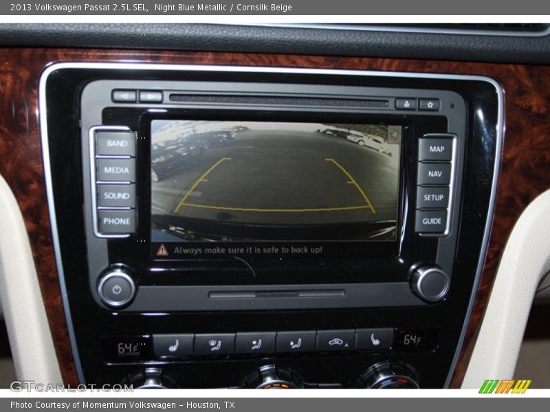 Night Blue Metallic / Cornsilk Beige 2013 Volkswagen Passat 2.5L SEL