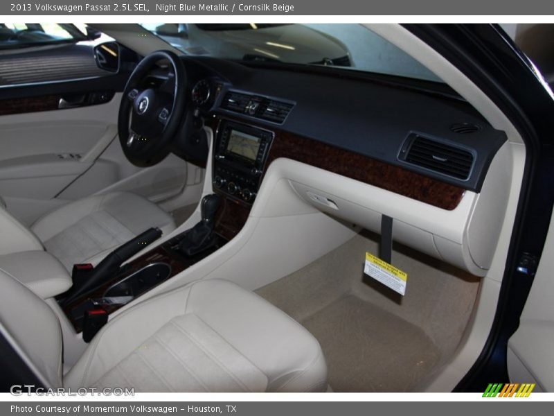 Night Blue Metallic / Cornsilk Beige 2013 Volkswagen Passat 2.5L SEL