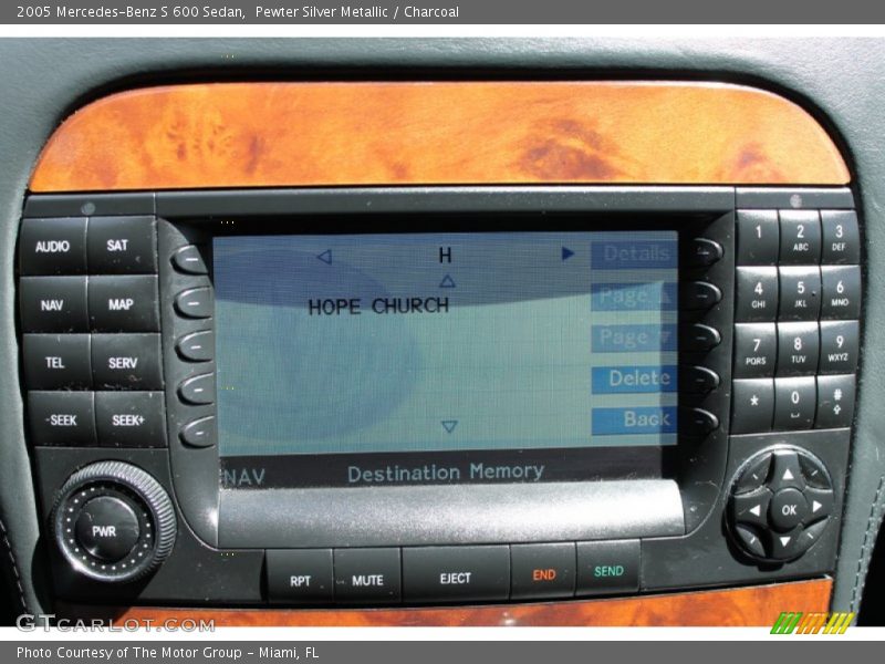 Pewter Silver Metallic / Charcoal 2005 Mercedes-Benz S 600 Sedan