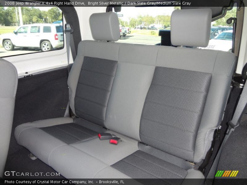 Rear Seat of 2008 Wrangler X 4x4 Right Hand Drive