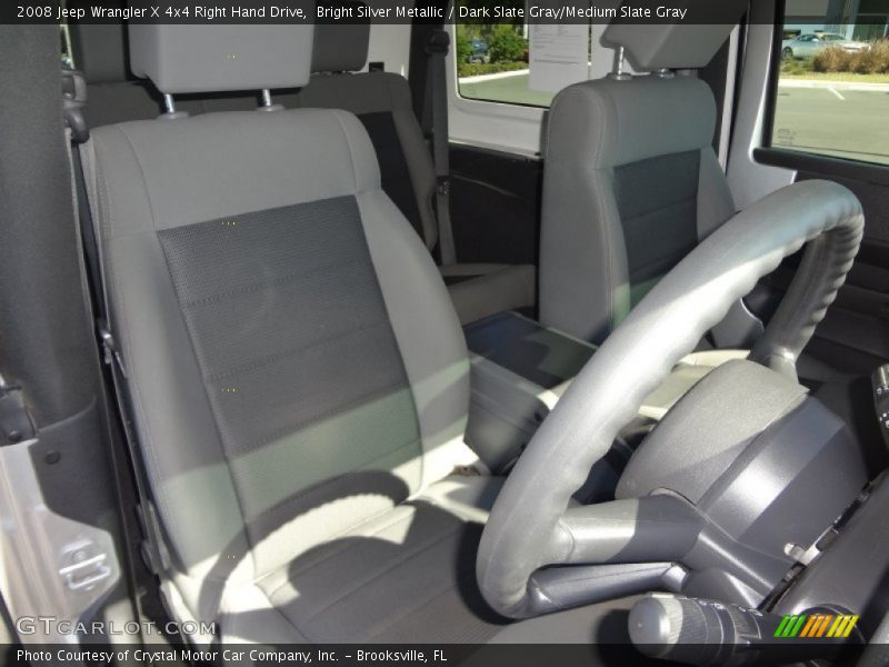  2008 Wrangler X 4x4 Right Hand Drive Dark Slate Gray/Medium Slate Gray Interior