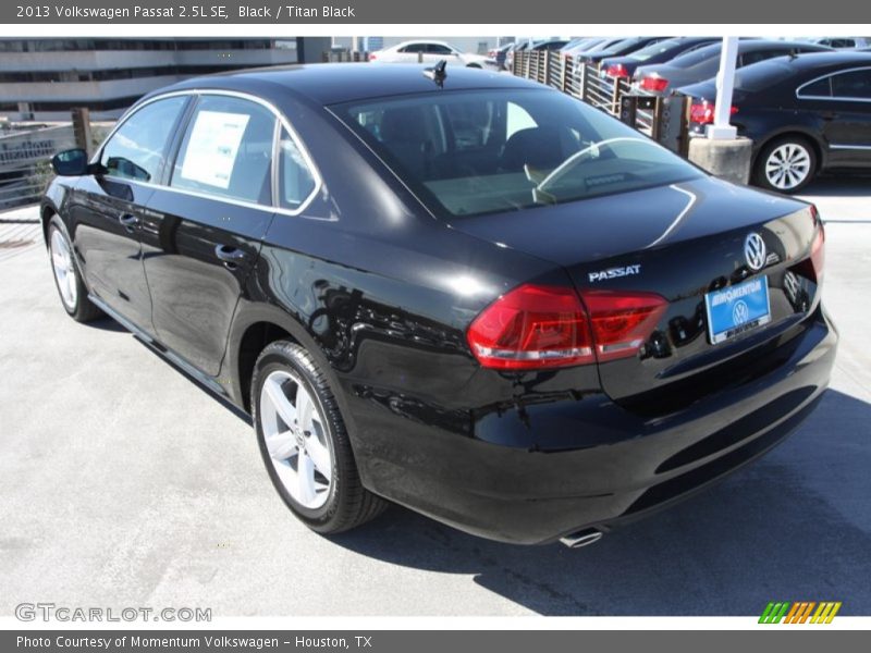 Black / Titan Black 2013 Volkswagen Passat 2.5L SE