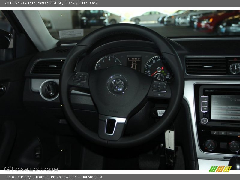 Black / Titan Black 2013 Volkswagen Passat 2.5L SE