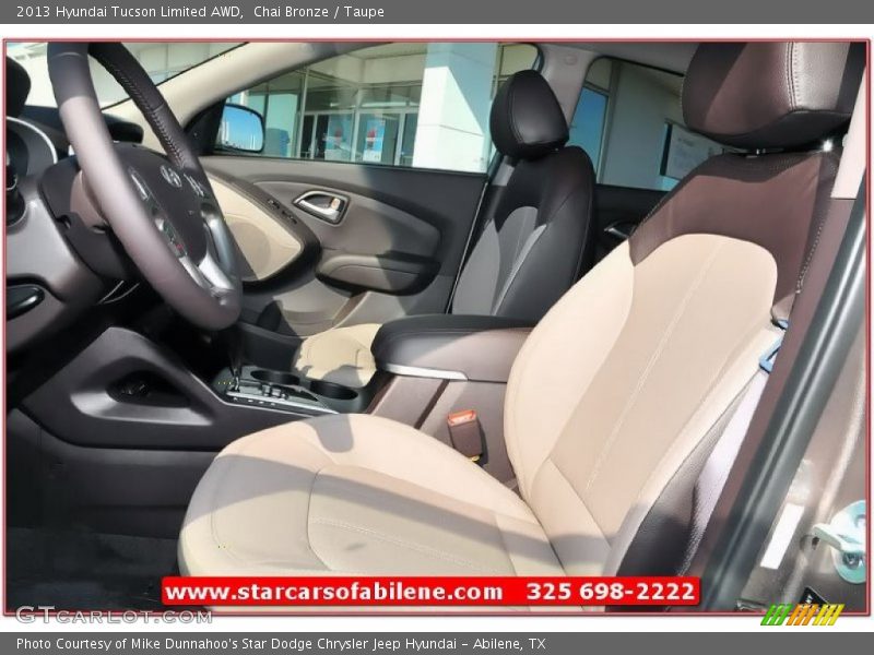 Chai Bronze / Taupe 2013 Hyundai Tucson Limited AWD