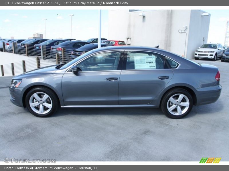 Platinum Gray Metallic / Moonrock Gray 2013 Volkswagen Passat 2.5L SE