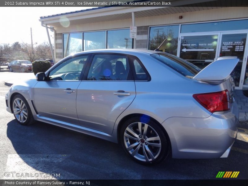 Ice Silver Metallic / STi Black Alcantara/Carbon Black 2012 Subaru Impreza WRX STi 4 Door
