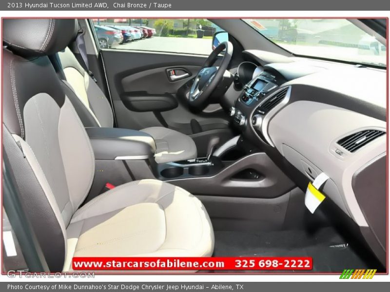 Chai Bronze / Taupe 2013 Hyundai Tucson Limited AWD