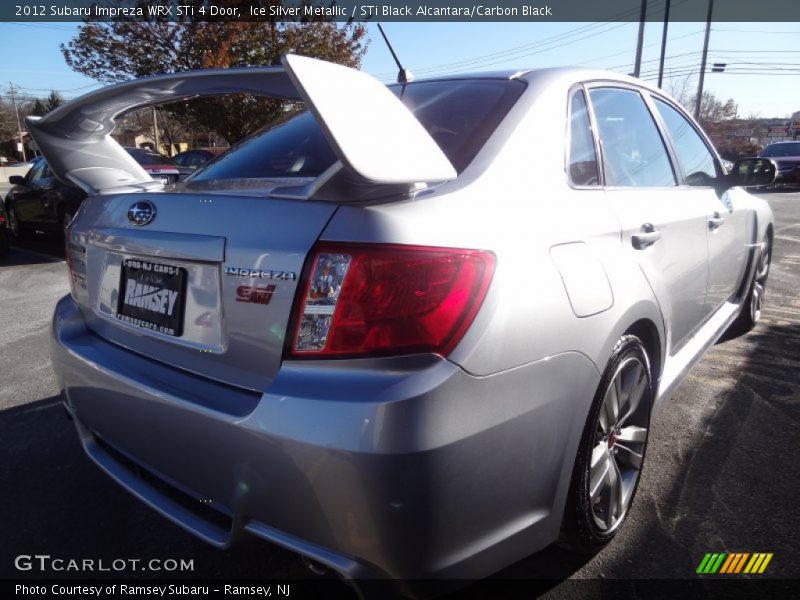 Ice Silver Metallic / STi Black Alcantara/Carbon Black 2012 Subaru Impreza WRX STi 4 Door