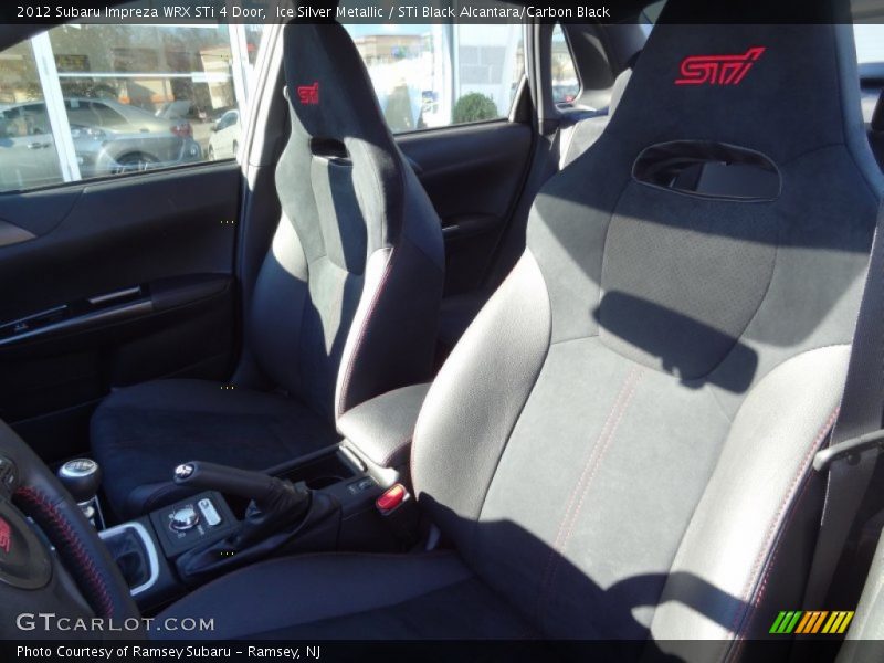 Ice Silver Metallic / STi Black Alcantara/Carbon Black 2012 Subaru Impreza WRX STi 4 Door