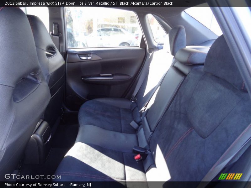 Ice Silver Metallic / STi Black Alcantara/Carbon Black 2012 Subaru Impreza WRX STi 4 Door