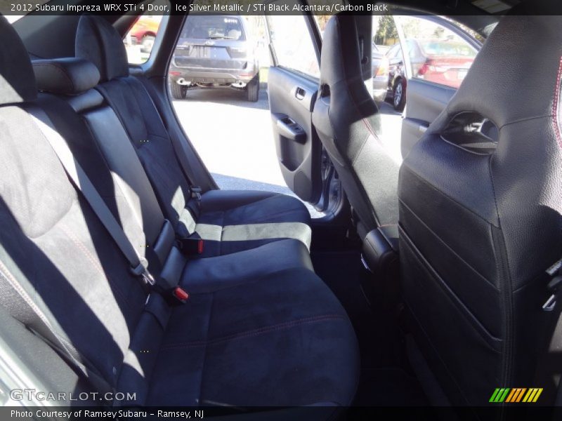 Ice Silver Metallic / STi Black Alcantara/Carbon Black 2012 Subaru Impreza WRX STi 4 Door