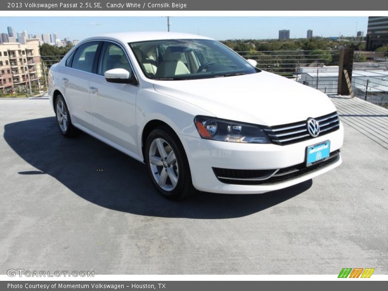 Candy White / Cornsilk Beige 2013 Volkswagen Passat 2.5L SE