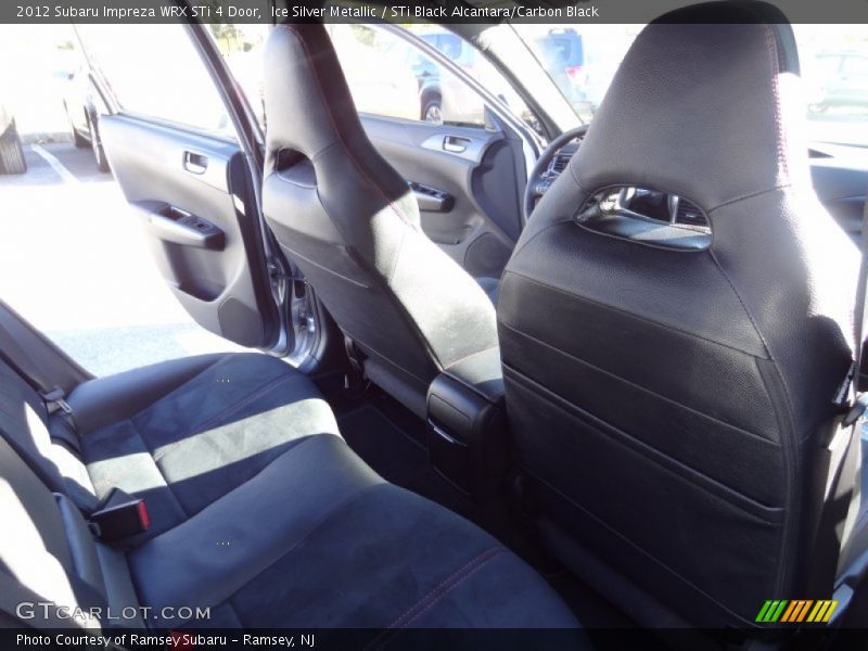 Ice Silver Metallic / STi Black Alcantara/Carbon Black 2012 Subaru Impreza WRX STi 4 Door
