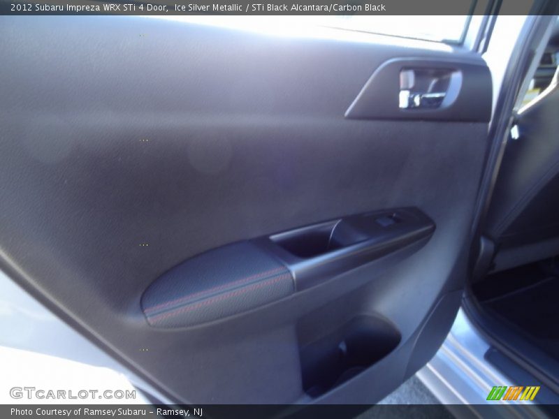 Ice Silver Metallic / STi Black Alcantara/Carbon Black 2012 Subaru Impreza WRX STi 4 Door