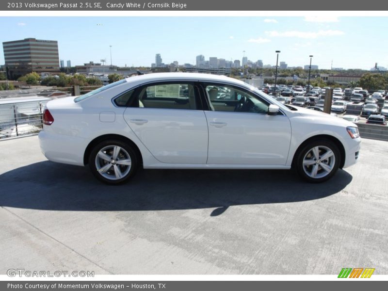 Candy White / Cornsilk Beige 2013 Volkswagen Passat 2.5L SE