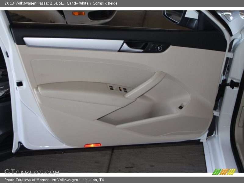 Candy White / Cornsilk Beige 2013 Volkswagen Passat 2.5L SE