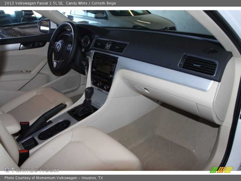 Candy White / Cornsilk Beige 2013 Volkswagen Passat 2.5L SE