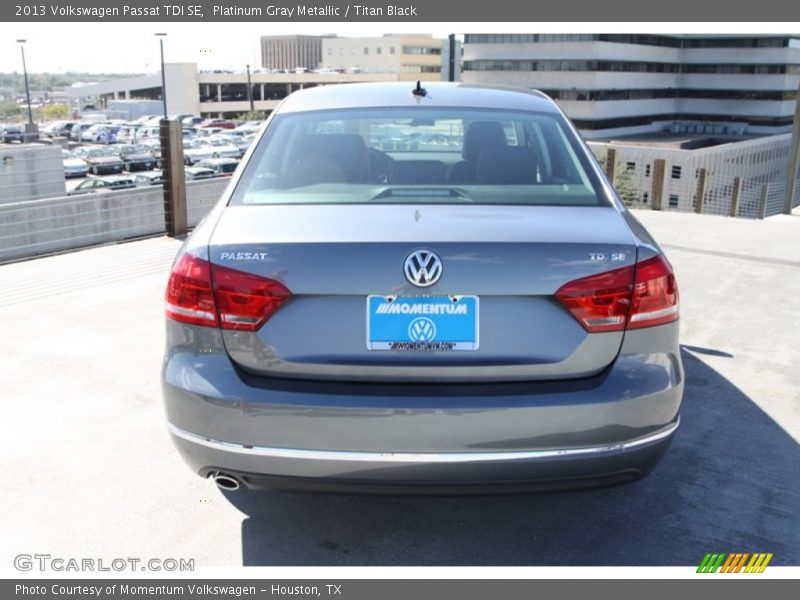 Platinum Gray Metallic / Titan Black 2013 Volkswagen Passat TDI SE