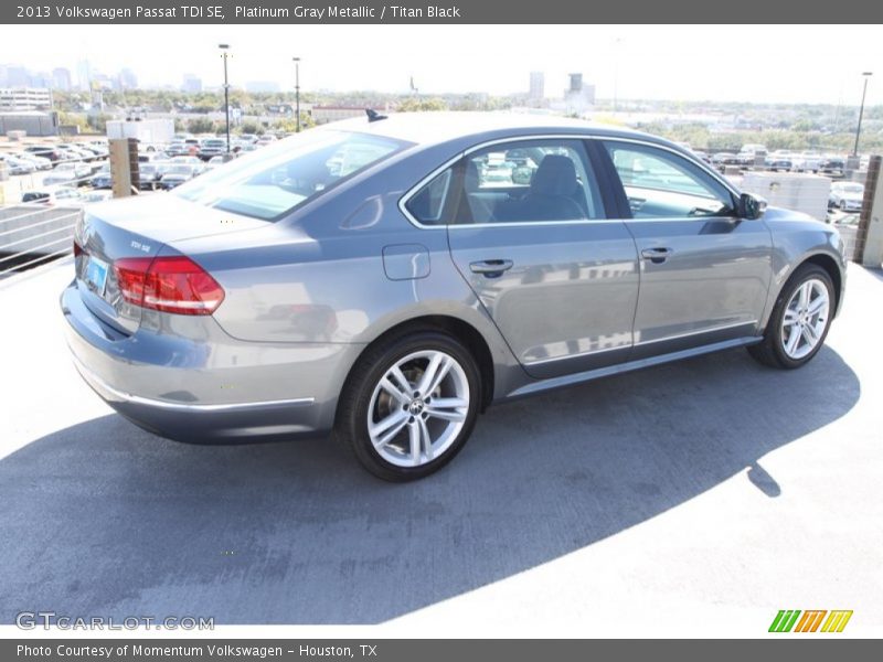 Platinum Gray Metallic / Titan Black 2013 Volkswagen Passat TDI SE