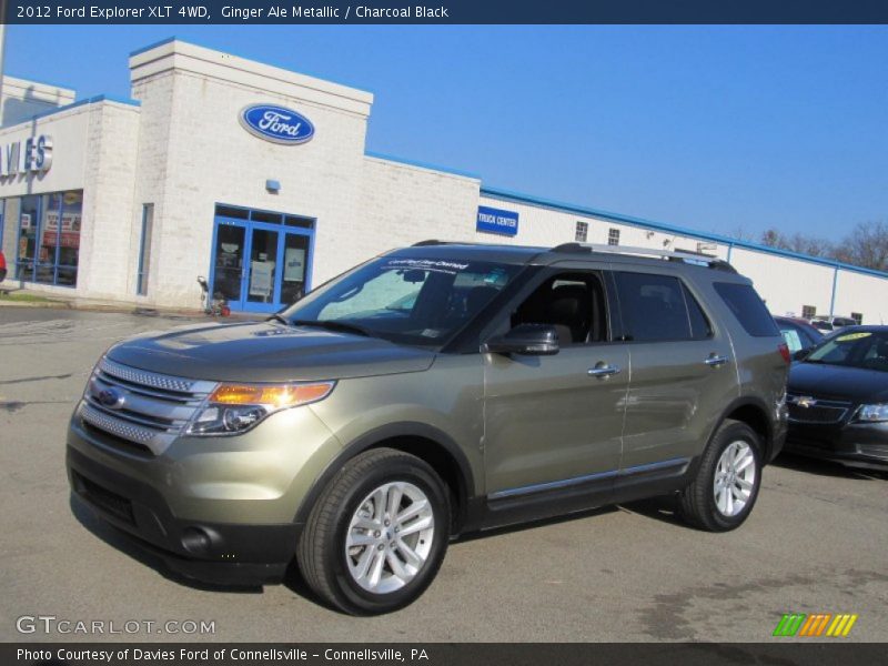 Ginger Ale Metallic / Charcoal Black 2012 Ford Explorer XLT 4WD