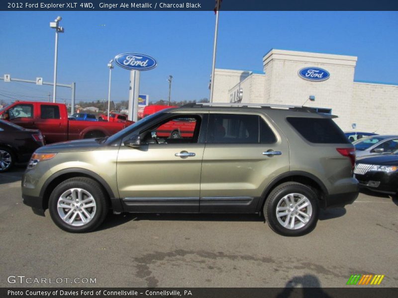 Ginger Ale Metallic / Charcoal Black 2012 Ford Explorer XLT 4WD