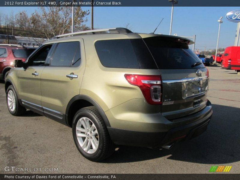 Ginger Ale Metallic / Charcoal Black 2012 Ford Explorer XLT 4WD