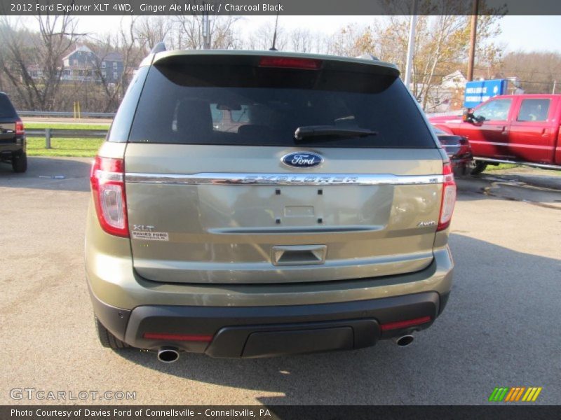 Ginger Ale Metallic / Charcoal Black 2012 Ford Explorer XLT 4WD