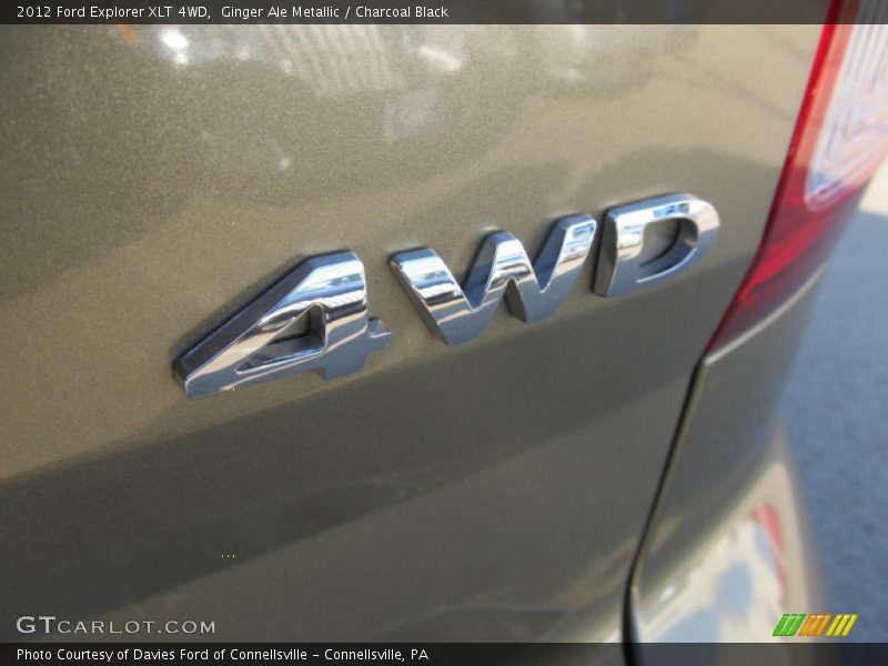 Ginger Ale Metallic / Charcoal Black 2012 Ford Explorer XLT 4WD