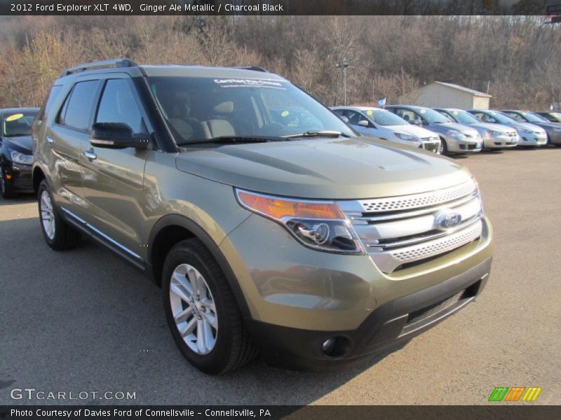 Ginger Ale Metallic / Charcoal Black 2012 Ford Explorer XLT 4WD