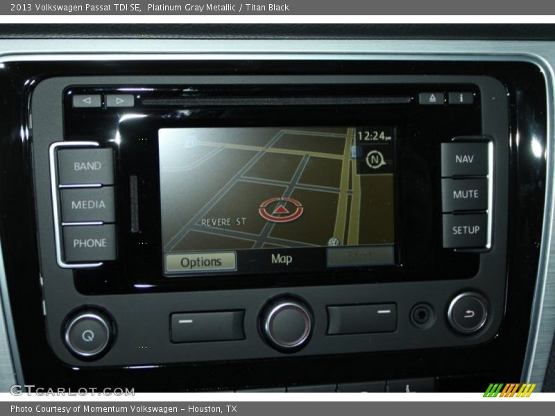 Platinum Gray Metallic / Titan Black 2013 Volkswagen Passat TDI SE