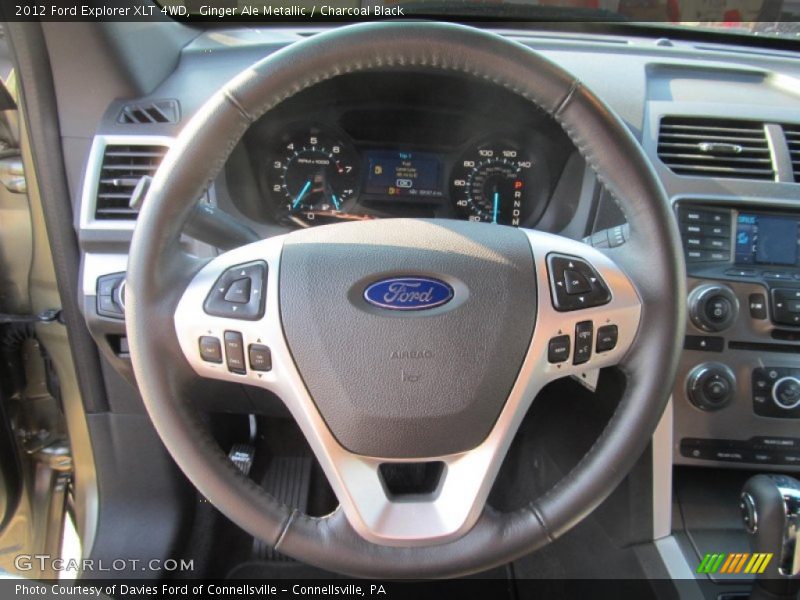Ginger Ale Metallic / Charcoal Black 2012 Ford Explorer XLT 4WD