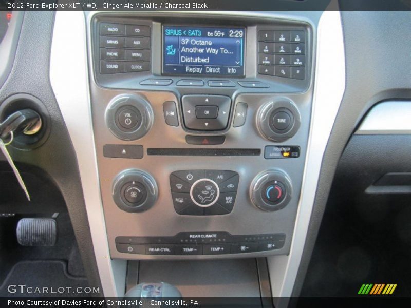 Ginger Ale Metallic / Charcoal Black 2012 Ford Explorer XLT 4WD