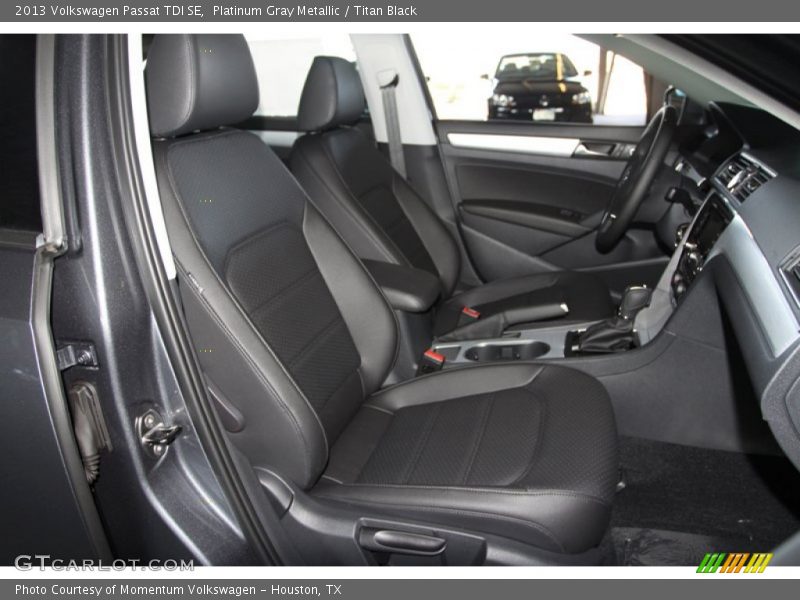 Platinum Gray Metallic / Titan Black 2013 Volkswagen Passat TDI SE