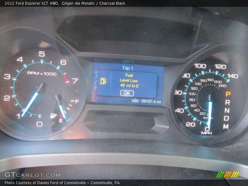 Ginger Ale Metallic / Charcoal Black 2012 Ford Explorer XLT 4WD