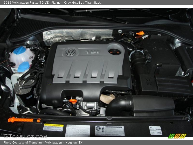 Platinum Gray Metallic / Titan Black 2013 Volkswagen Passat TDI SE