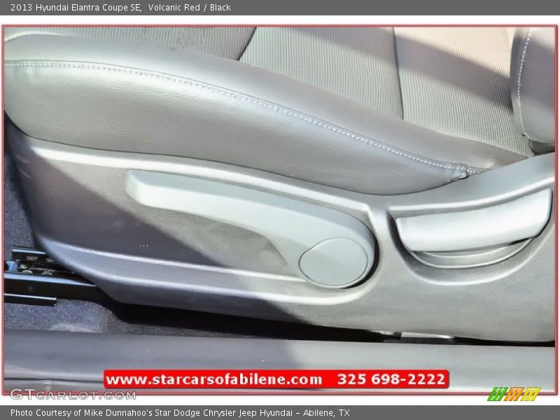 Volcanic Red / Black 2013 Hyundai Elantra Coupe SE