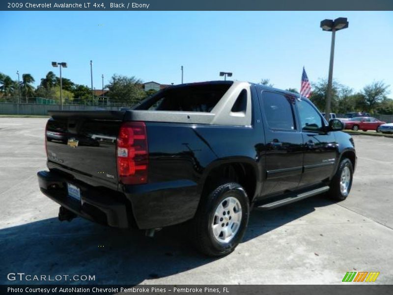 Black / Ebony 2009 Chevrolet Avalanche LT 4x4