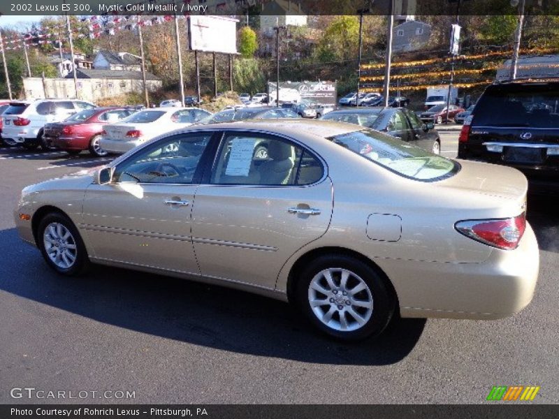 Mystic Gold Metallic / Ivory 2002 Lexus ES 300