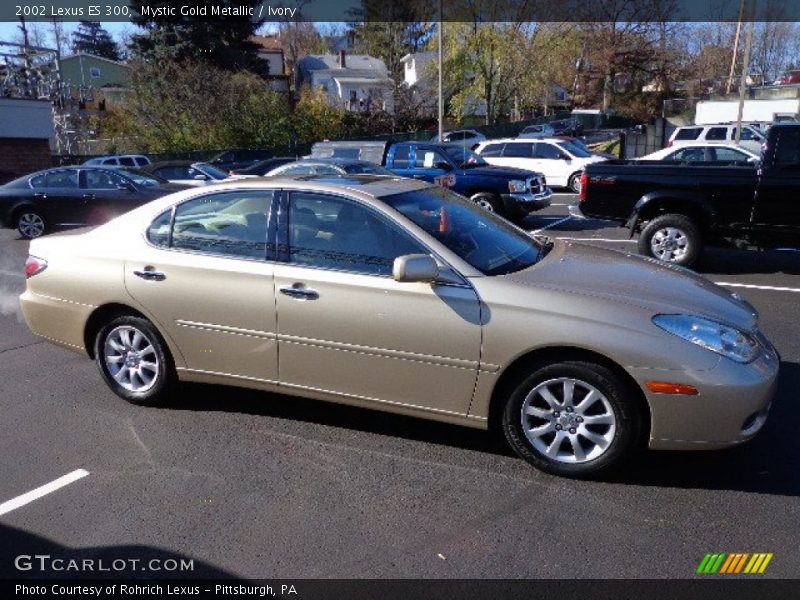 Mystic Gold Metallic / Ivory 2002 Lexus ES 300
