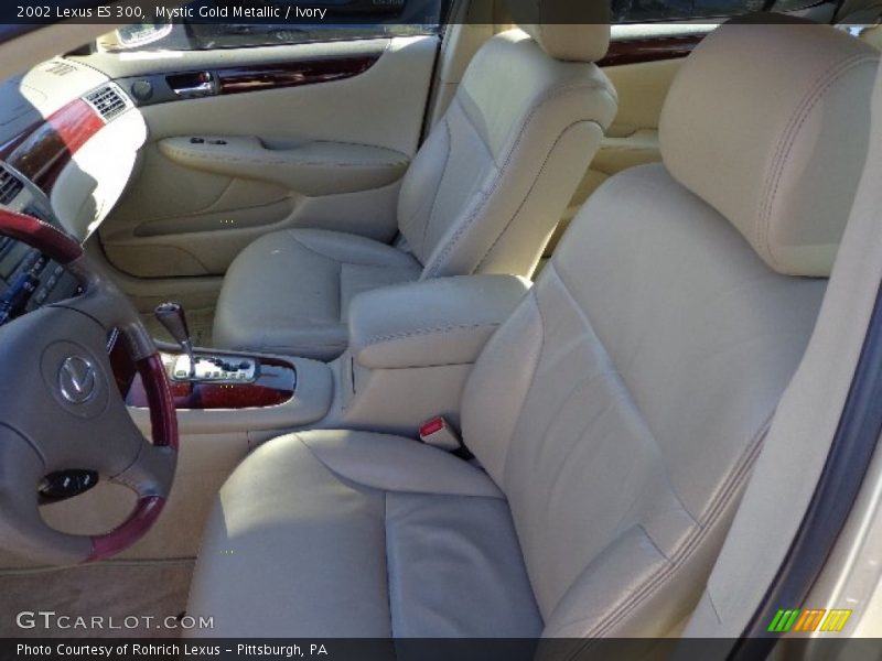 Mystic Gold Metallic / Ivory 2002 Lexus ES 300