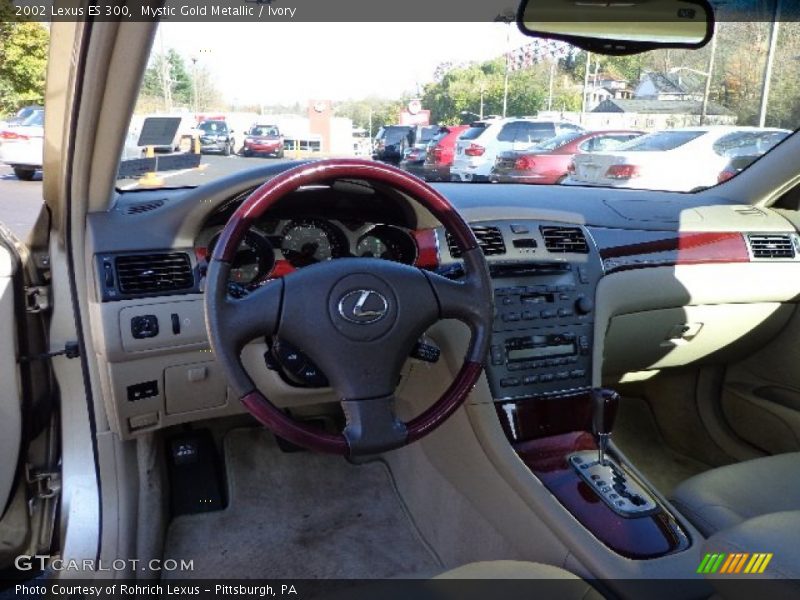 Mystic Gold Metallic / Ivory 2002 Lexus ES 300