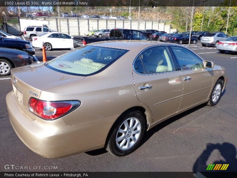 Mystic Gold Metallic / Ivory 2002 Lexus ES 300