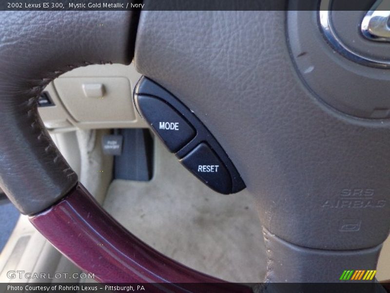 Mystic Gold Metallic / Ivory 2002 Lexus ES 300