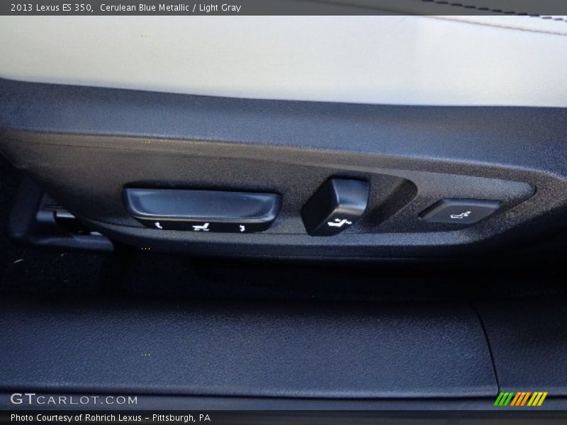 Cerulean Blue Metallic / Light Gray 2013 Lexus ES 350