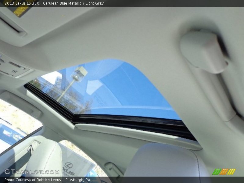 Cerulean Blue Metallic / Light Gray 2013 Lexus ES 350