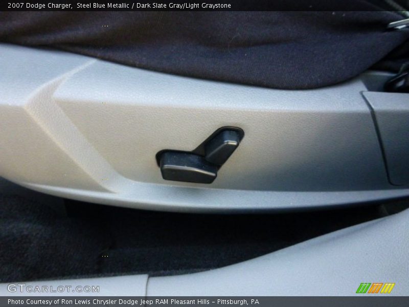 Steel Blue Metallic / Dark Slate Gray/Light Graystone 2007 Dodge Charger