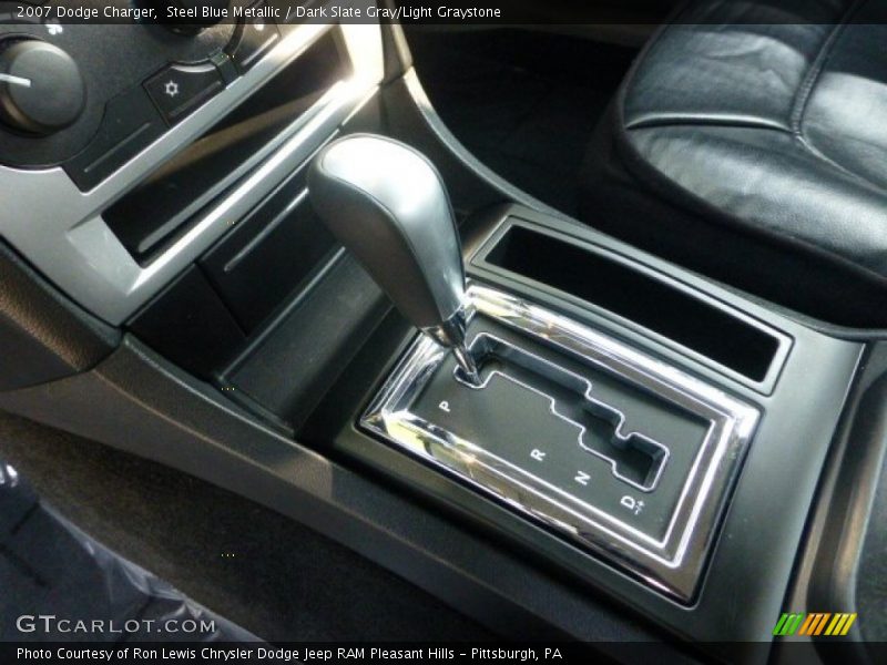 Steel Blue Metallic / Dark Slate Gray/Light Graystone 2007 Dodge Charger