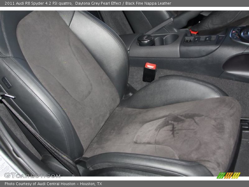 Daytona Grey Pearl Effect / Black Fine Nappa Leather 2011 Audi R8 Spyder 4.2 FSI quattro