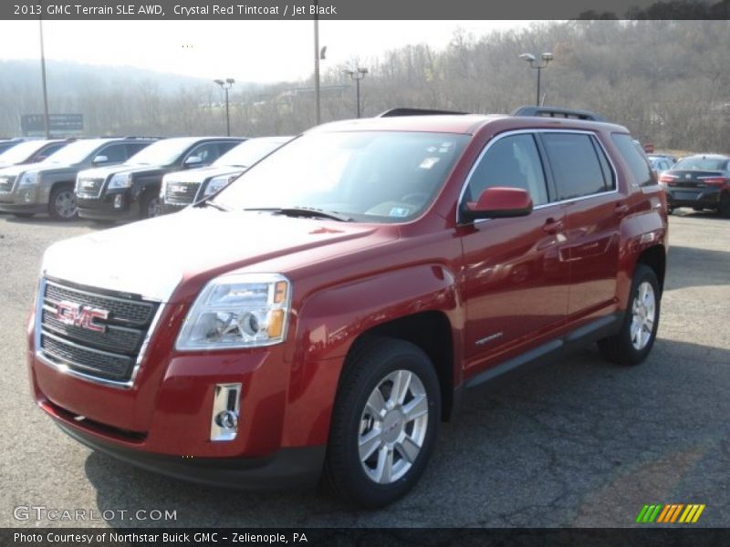 Crystal Red Tintcoat / Jet Black 2013 GMC Terrain SLE AWD