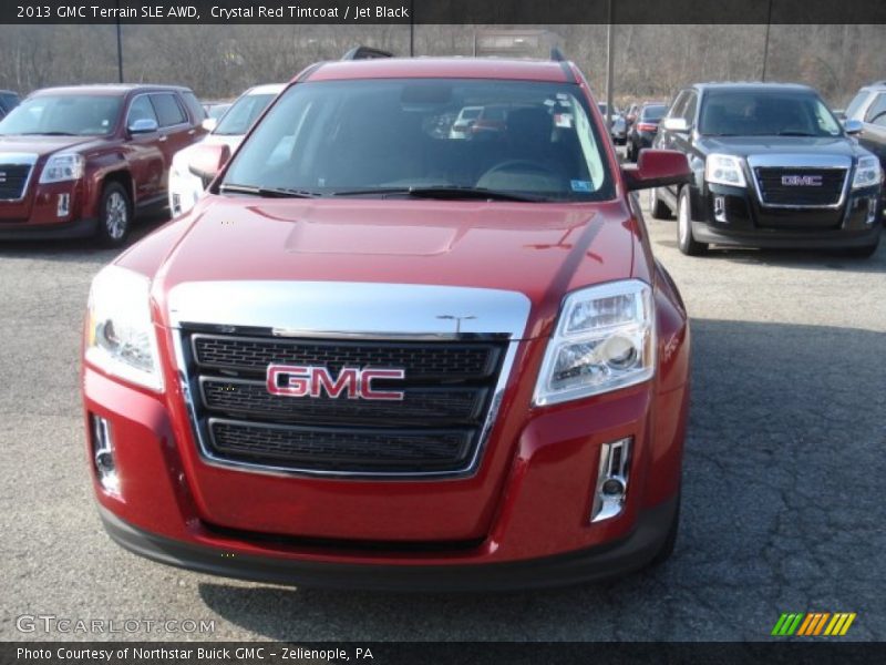 Crystal Red Tintcoat / Jet Black 2013 GMC Terrain SLE AWD